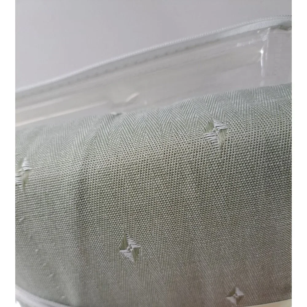 Martha Stewart Draperies Curtains Harlequin Twill Clover Pinch Pleat Panels NWT